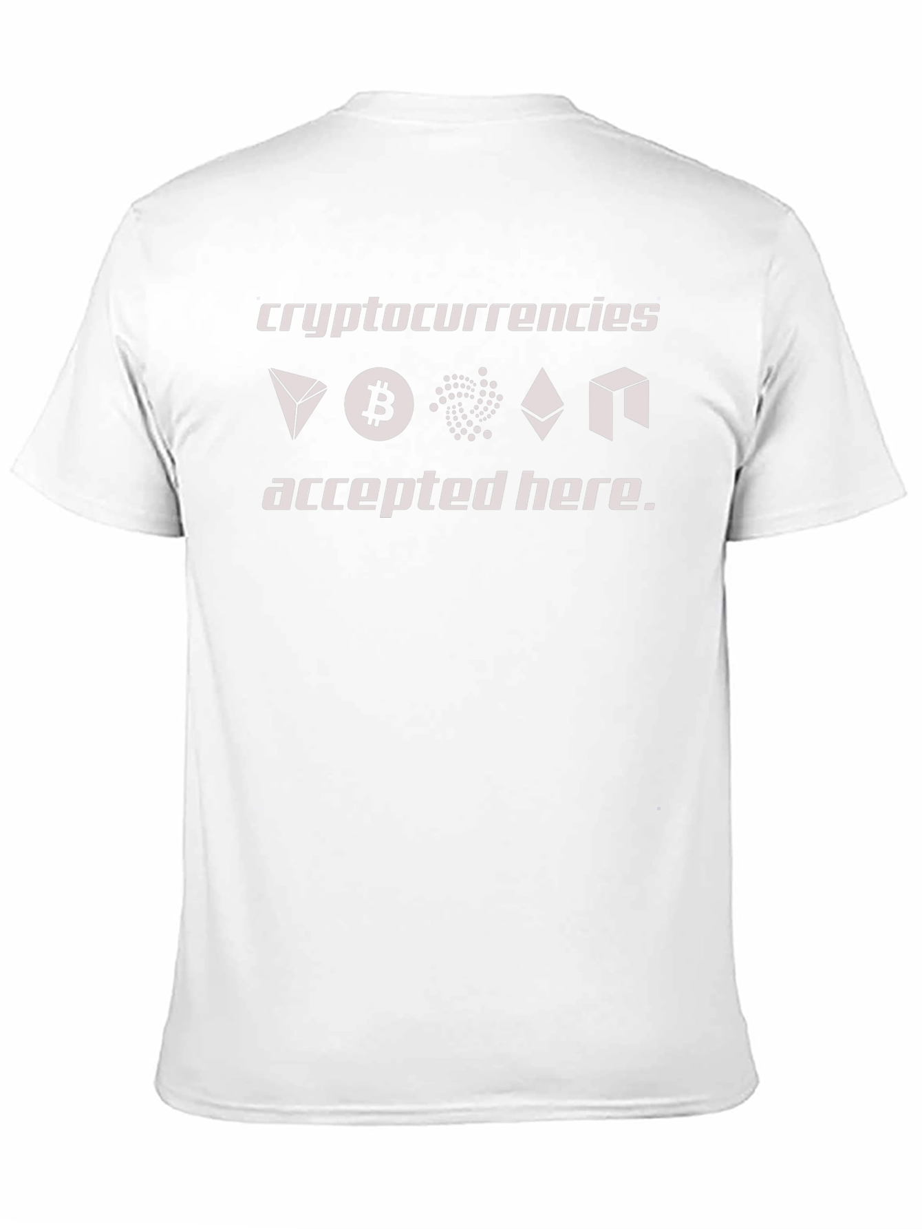 Cryptocurrency Accepted Here T-Shirt