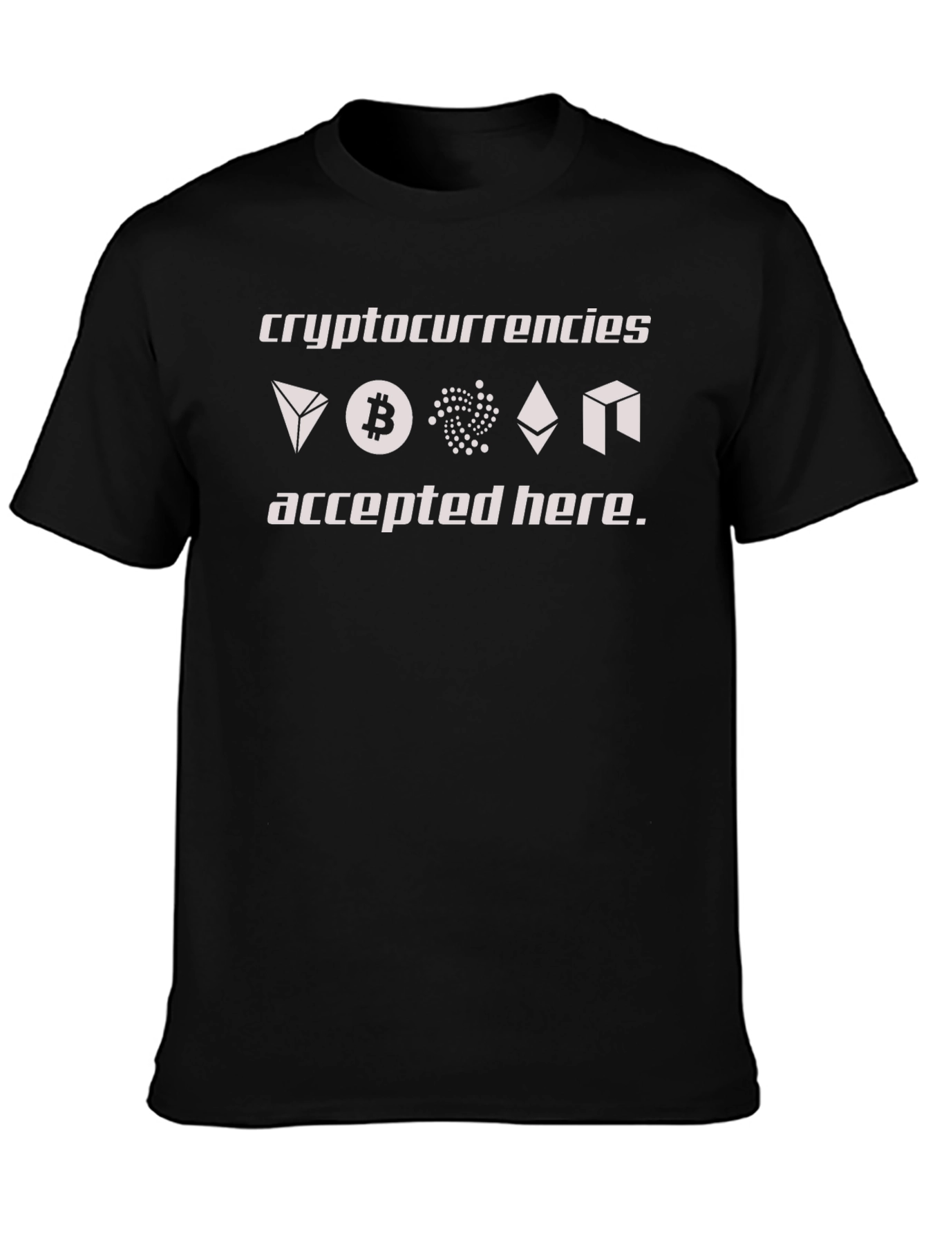 Cryptocurrency Accepted Here T-Shirt