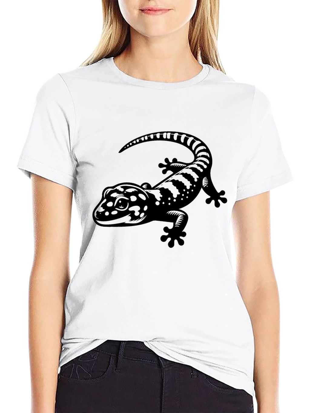 Gecko Graphic Tee - Mens Black T-Shirt