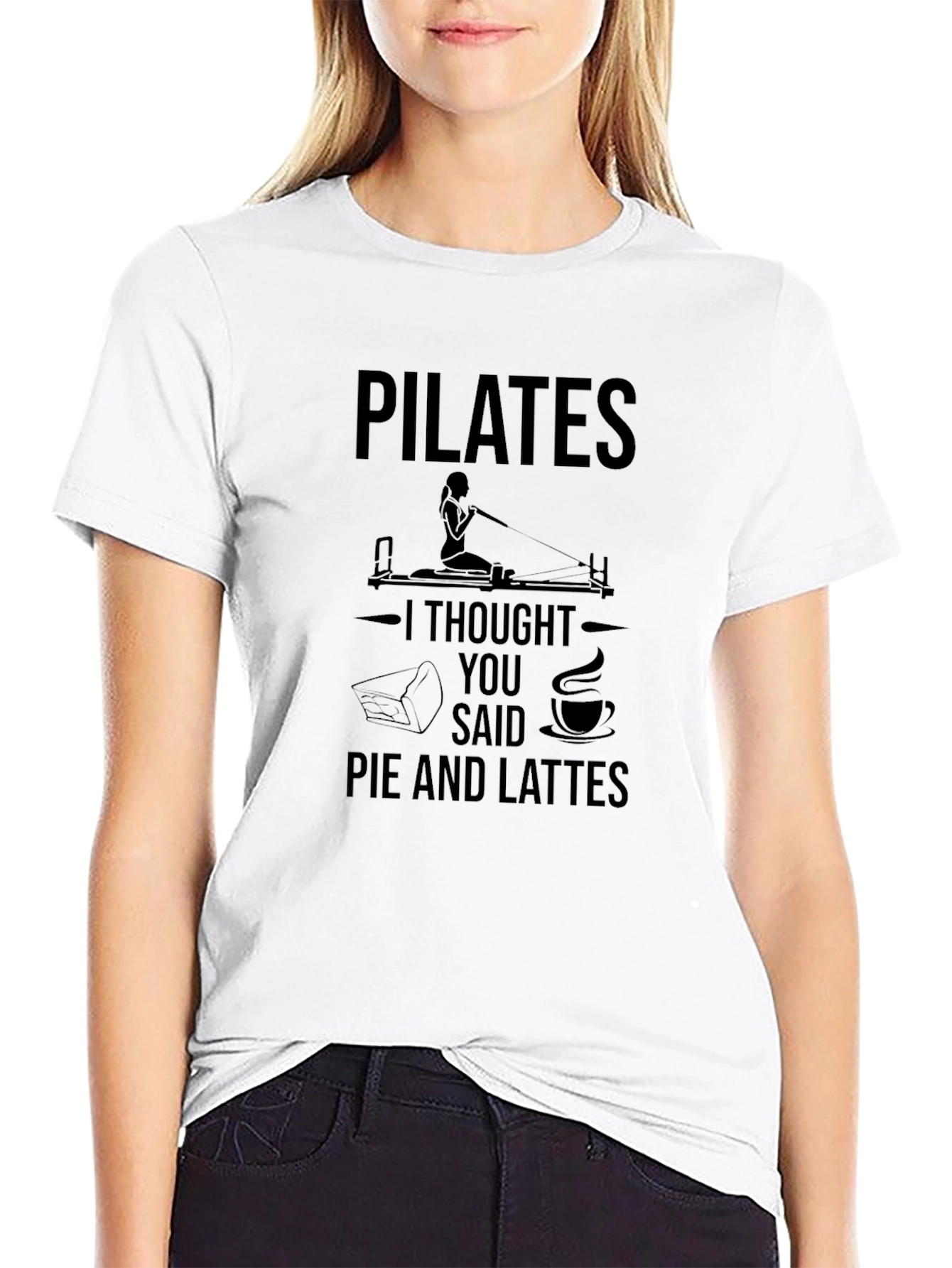 Pilates Pie and Lattes Graphic Tee