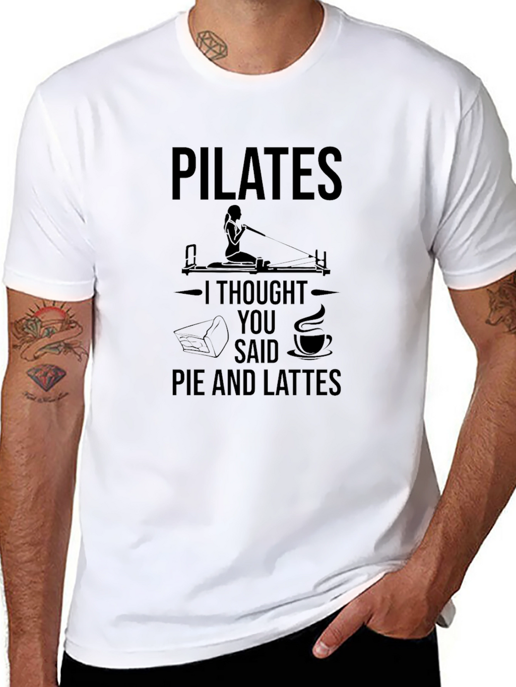 Pilates Pie and Lattes Graphic Tee