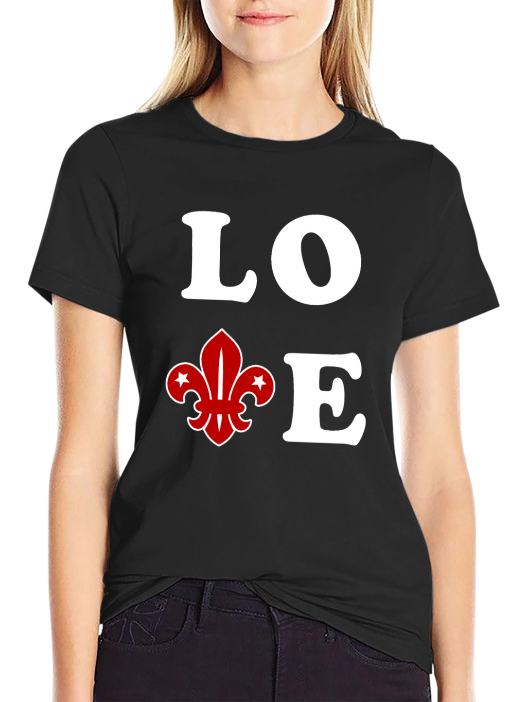 Love Fleur-de-Lis Graphic Tee