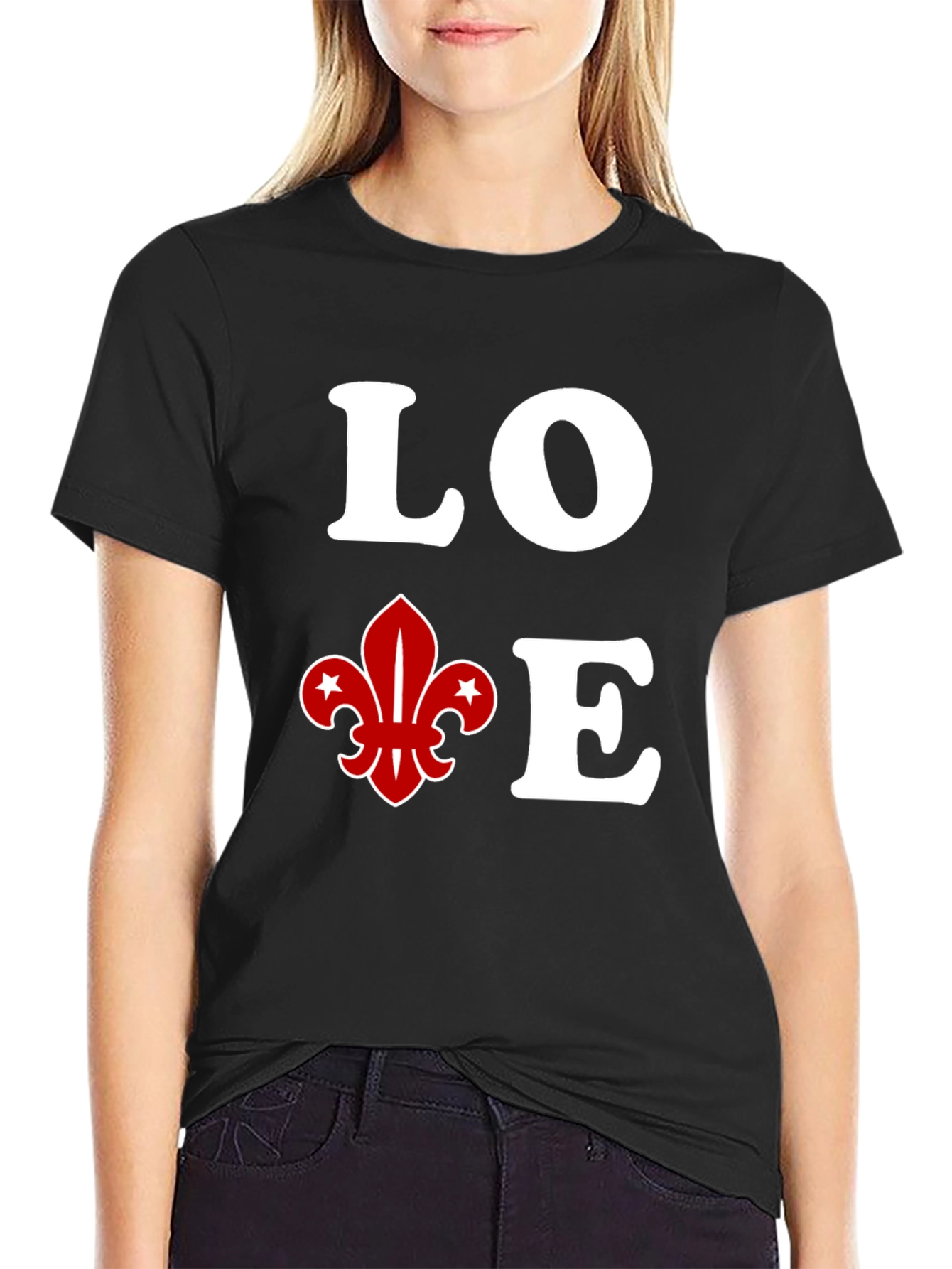 Love Fleur-de-Lis Graphic Tee