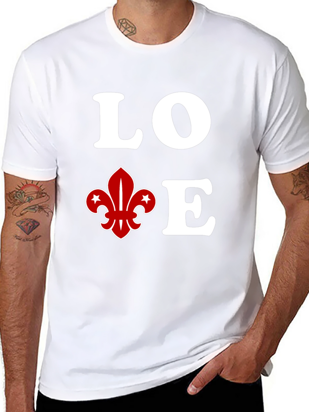 Love Fleur-de-Lis Graphic Tee