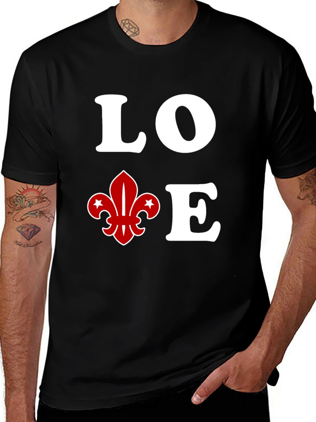 Love Fleur-de-Lis Graphic Tee