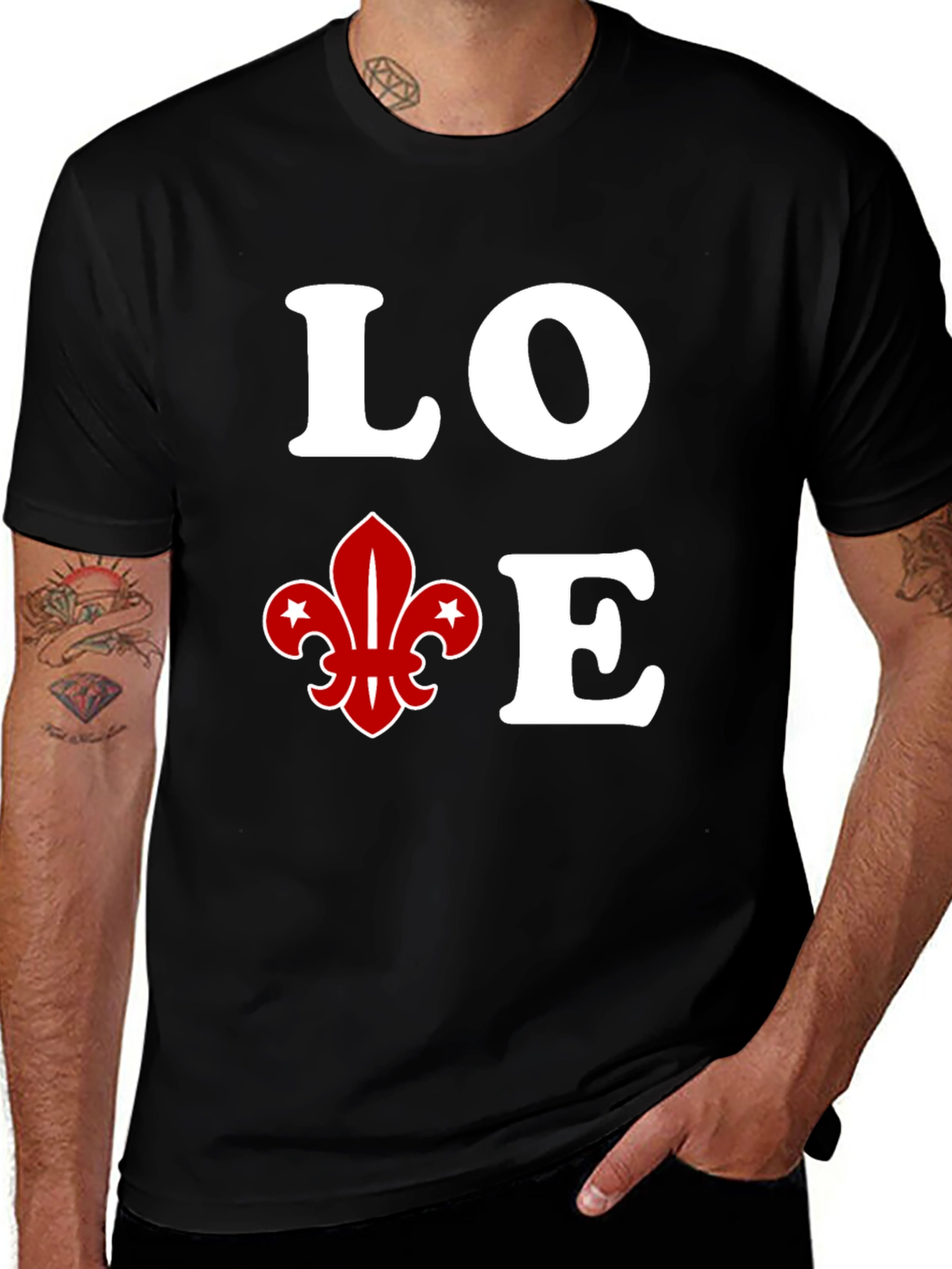 Love Fleur-de-Lis Graphic Tee