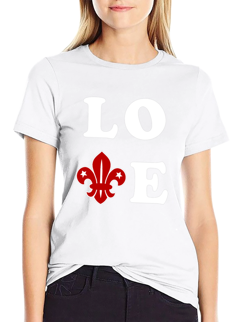 Love Fleur-de-Lis Graphic Tee