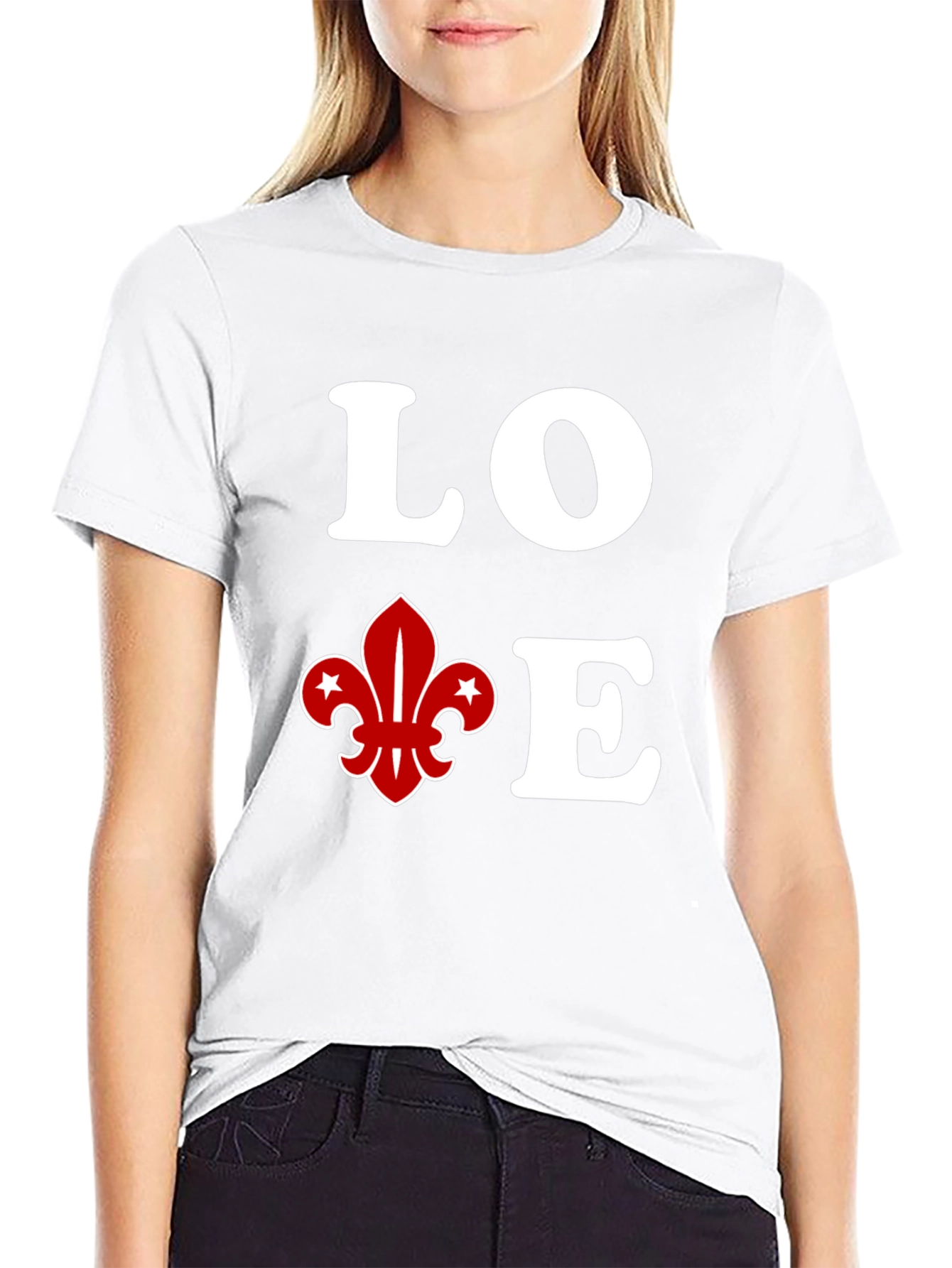 Love Fleur-de-Lis Graphic Tee
