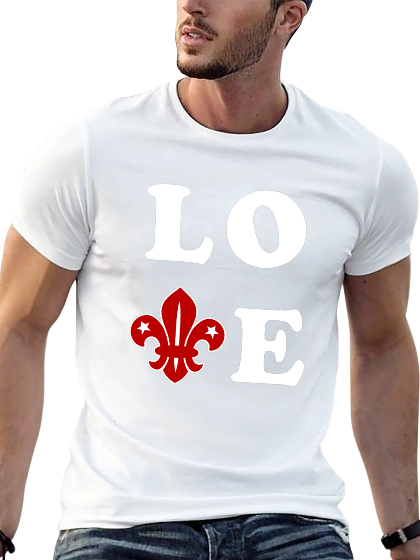 Love Fleur-de-Lis Graphic Tee