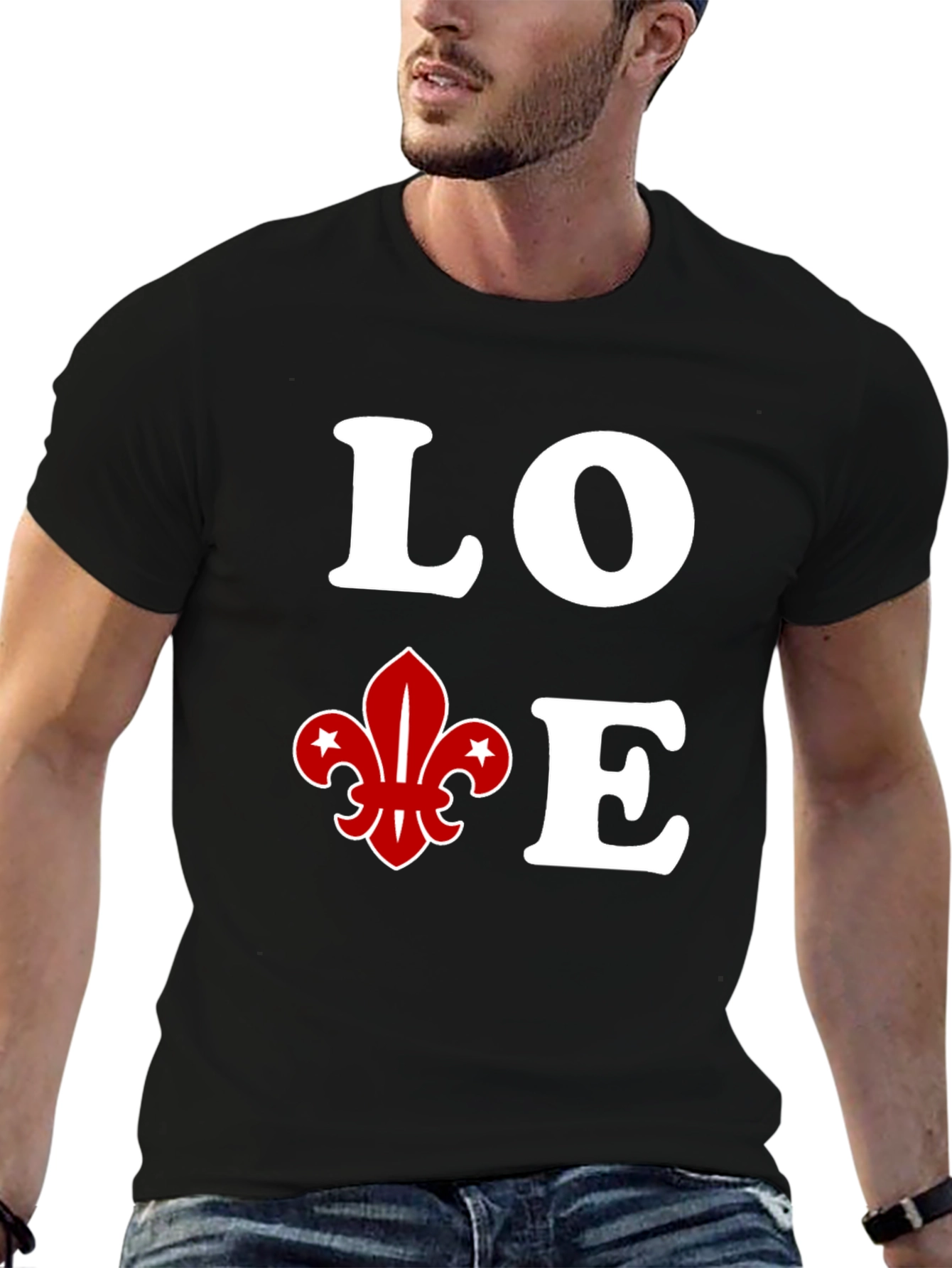 Love Fleur-de-Lis Graphic Tee