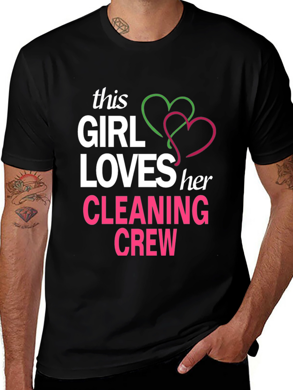 Cleaning Crew Lover Graphic T-Shirt