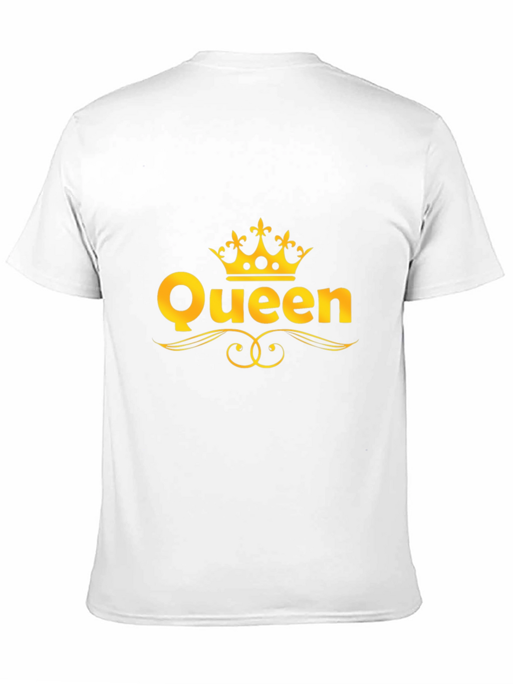 Queen Graphic T-Shirt - Gold Crown Design