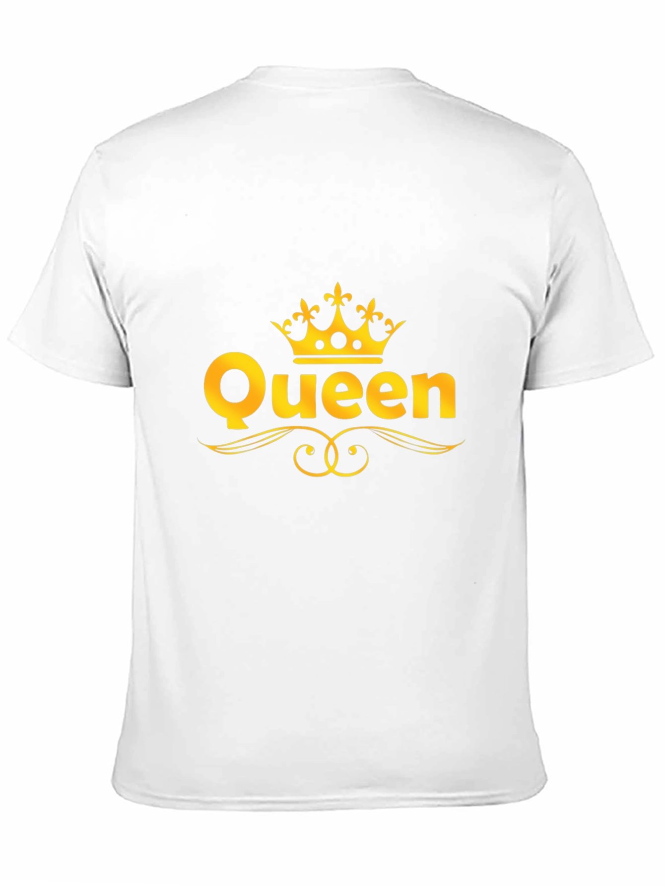 Queen Graphic T-Shirt - Gold Crown Design
