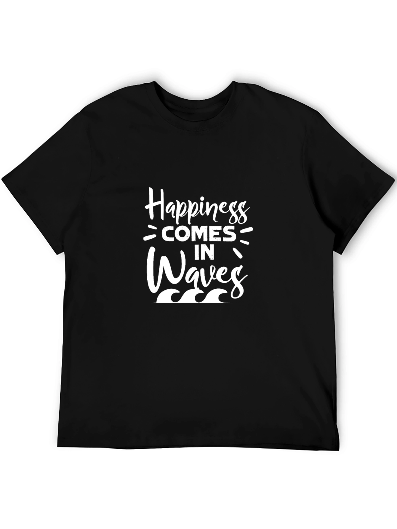 Happiness Comes in Waves Graphic T-Shirt