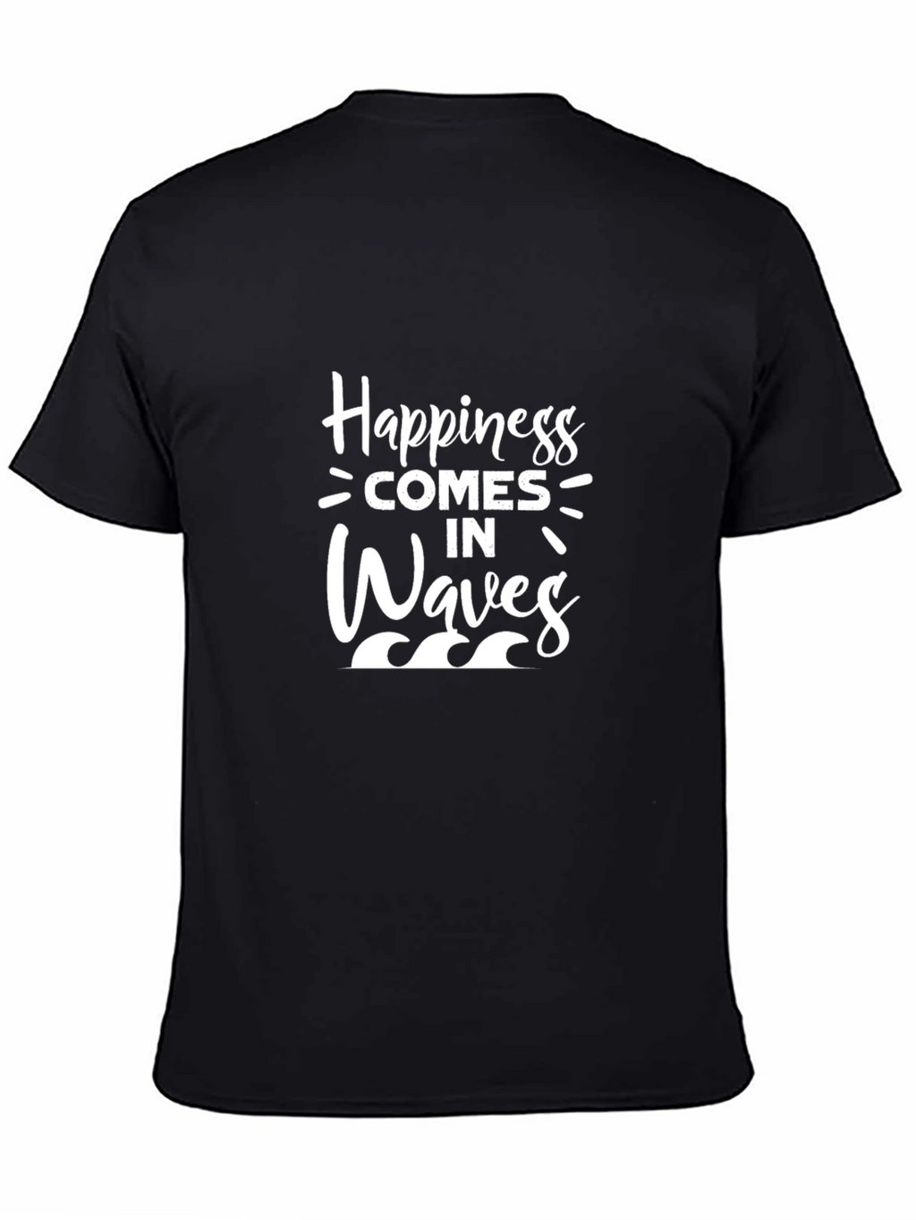 Happiness Comes in Waves Graphic T-Shirt