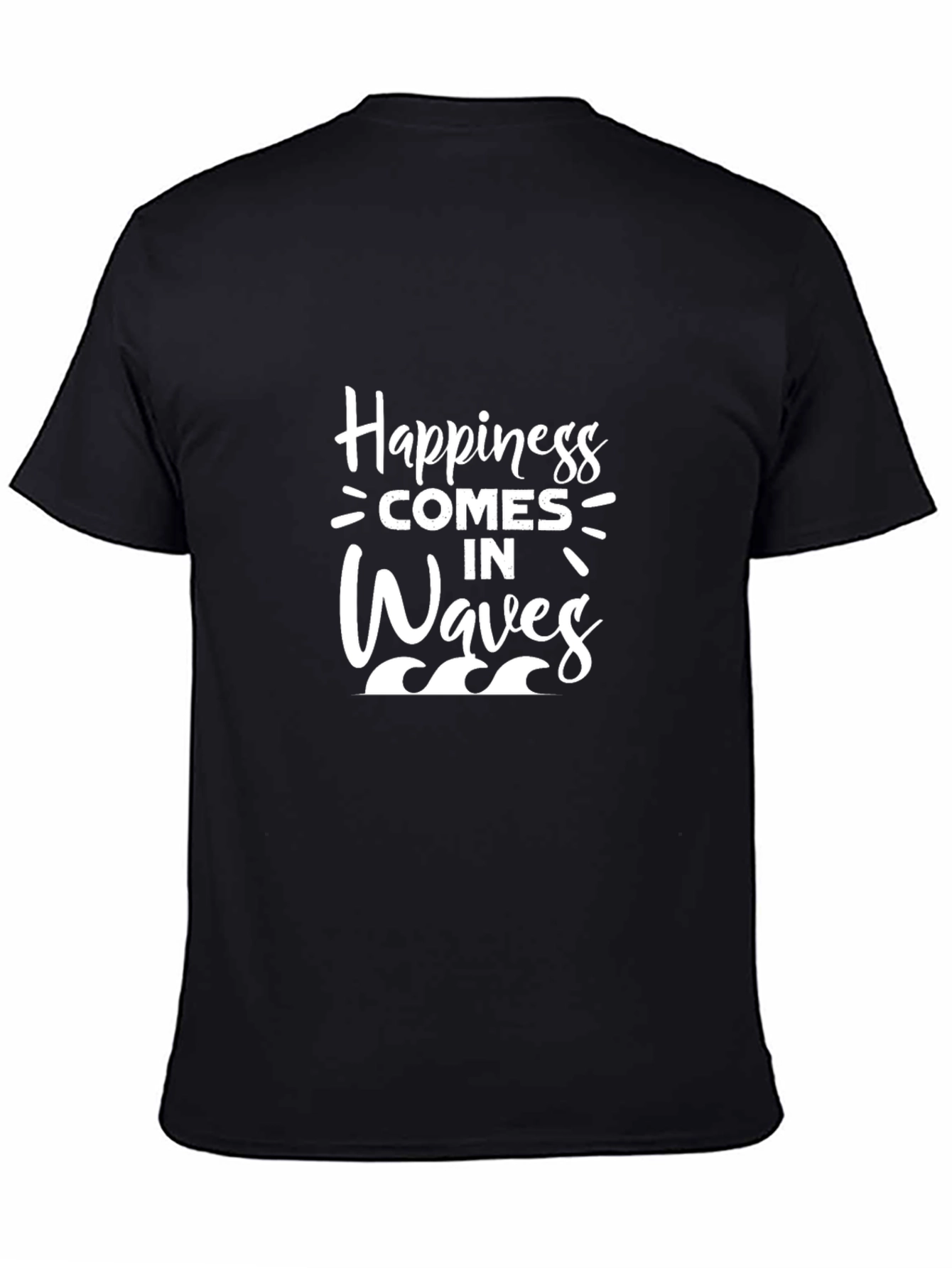 Happiness Comes in Waves Graphic T-Shirt