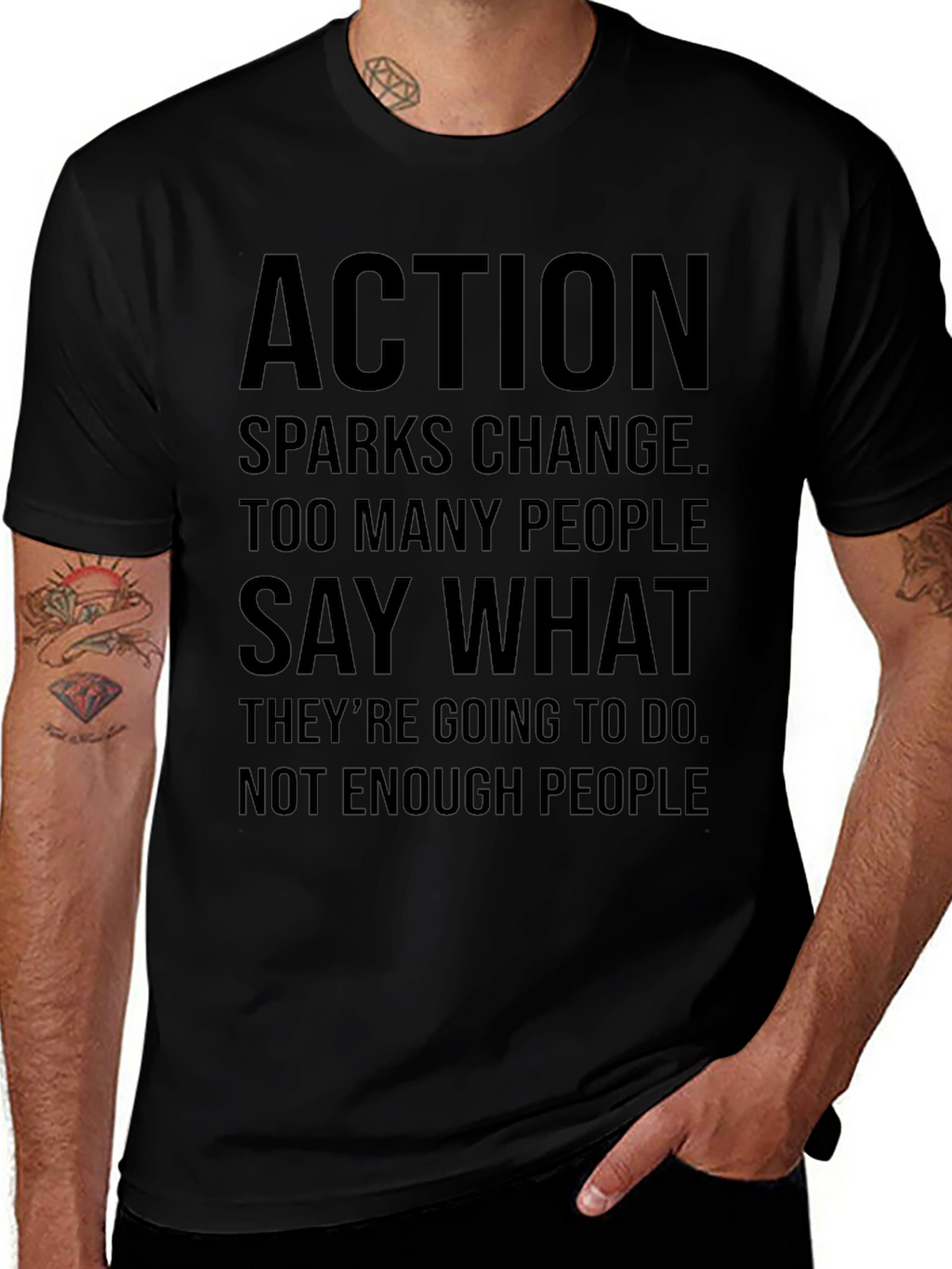Action Sparks Change Graphic T-Shirt