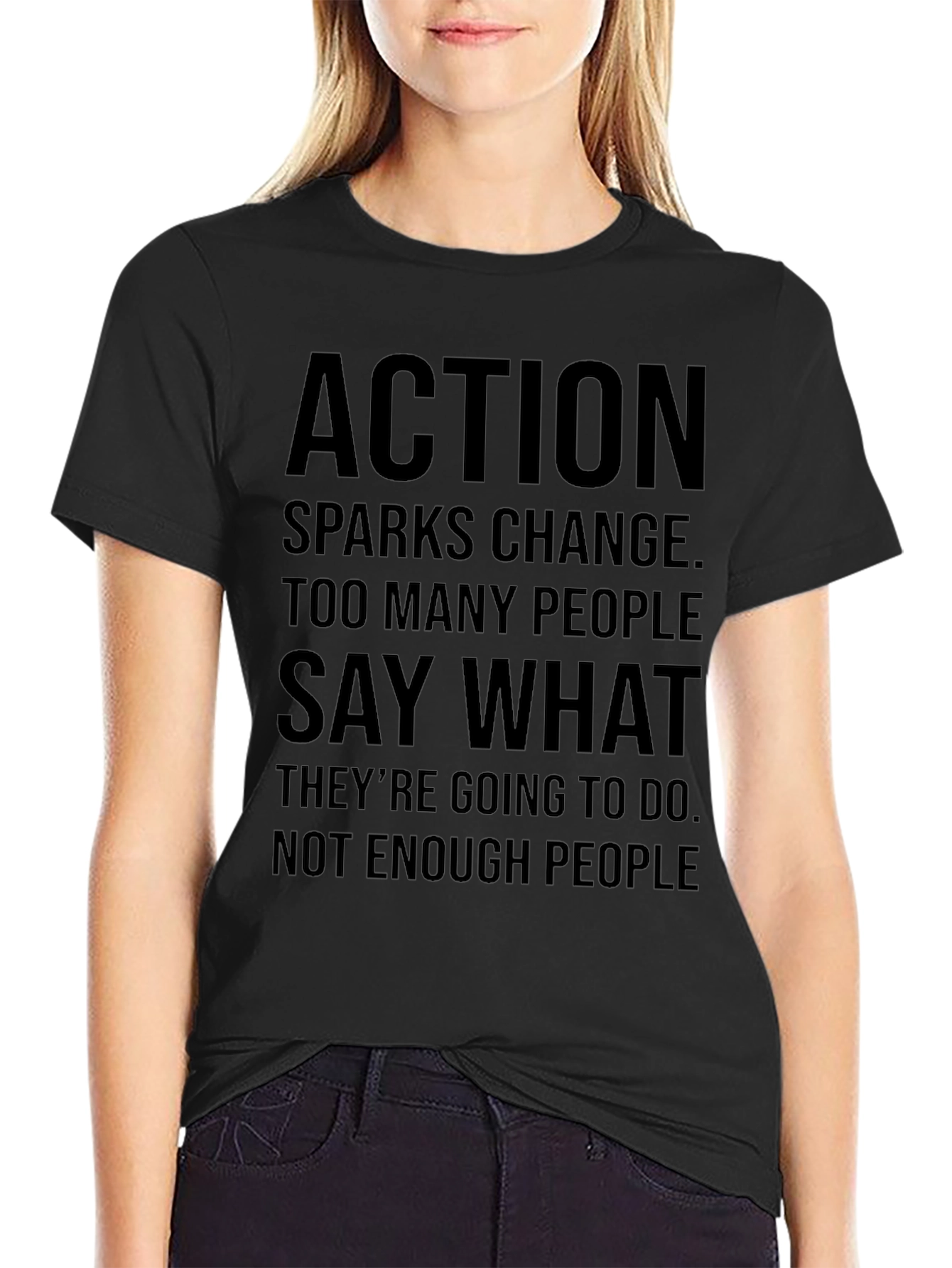 Action Sparks Change Graphic T-Shirt