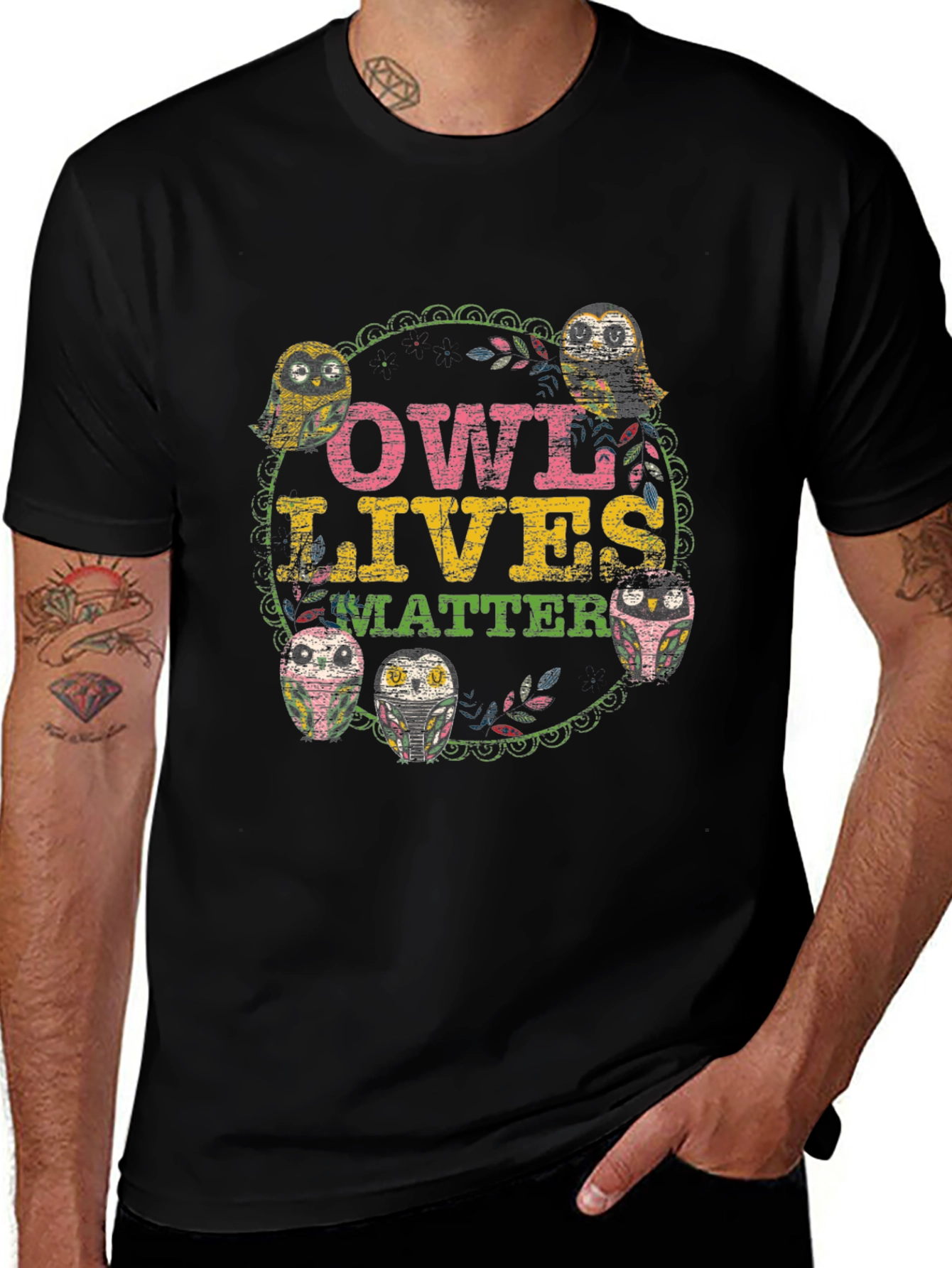 Owl Lives Matter T-Shirt - Unique Design
