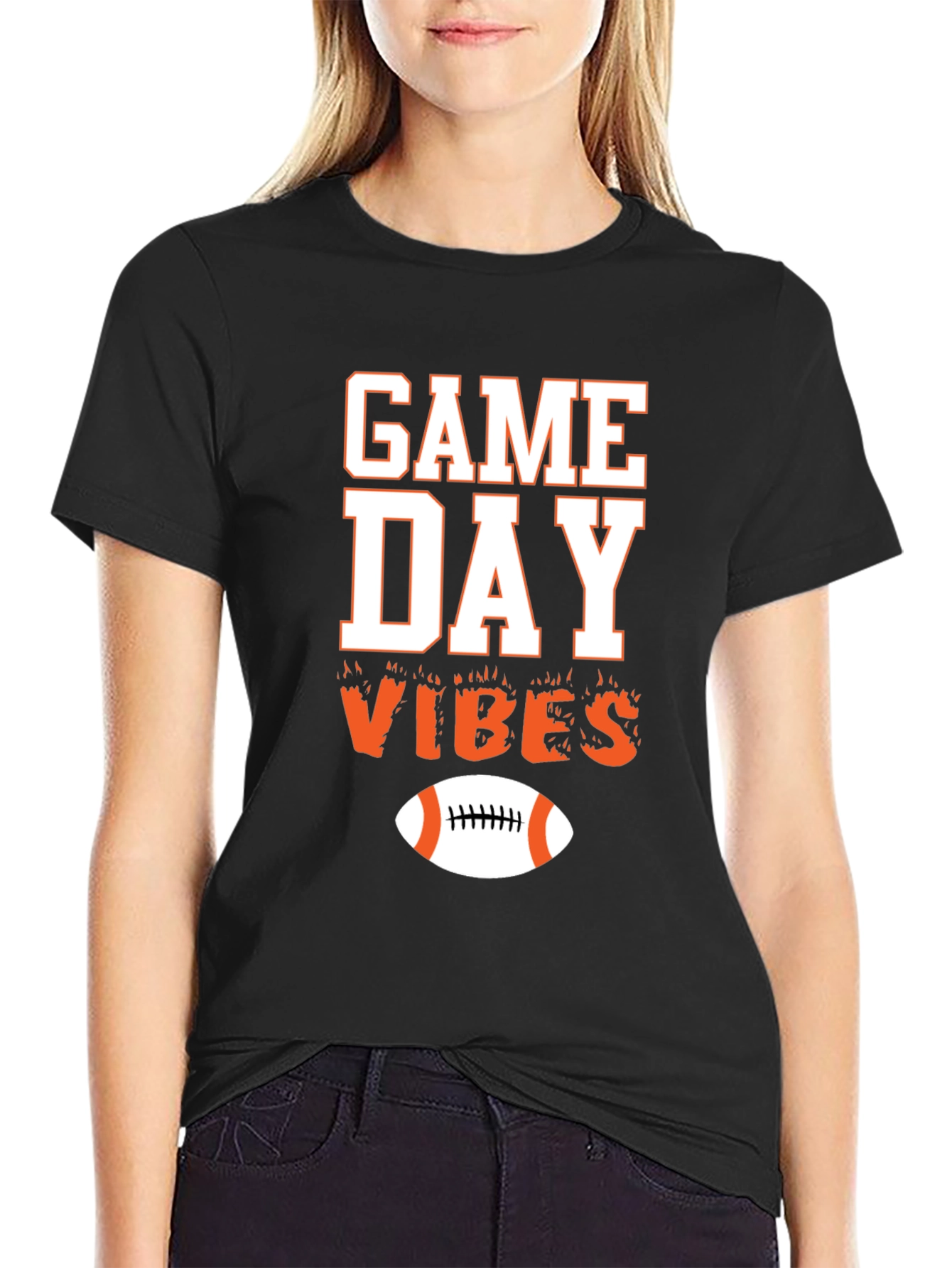 Game Day Vibes Graphic T-Shirt - Football Season