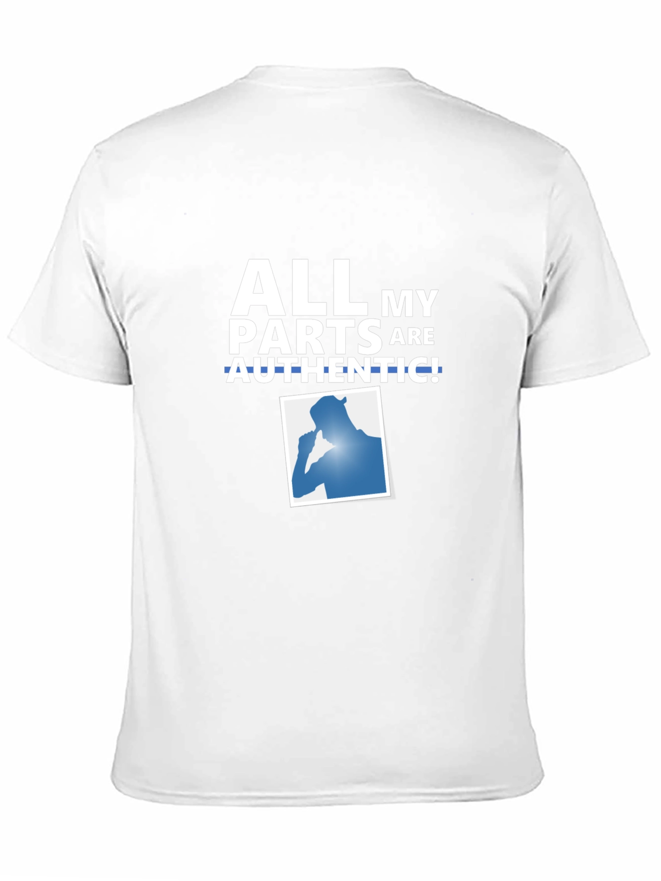 Authentic Parts T-Shirt - Funny Novelty Tee