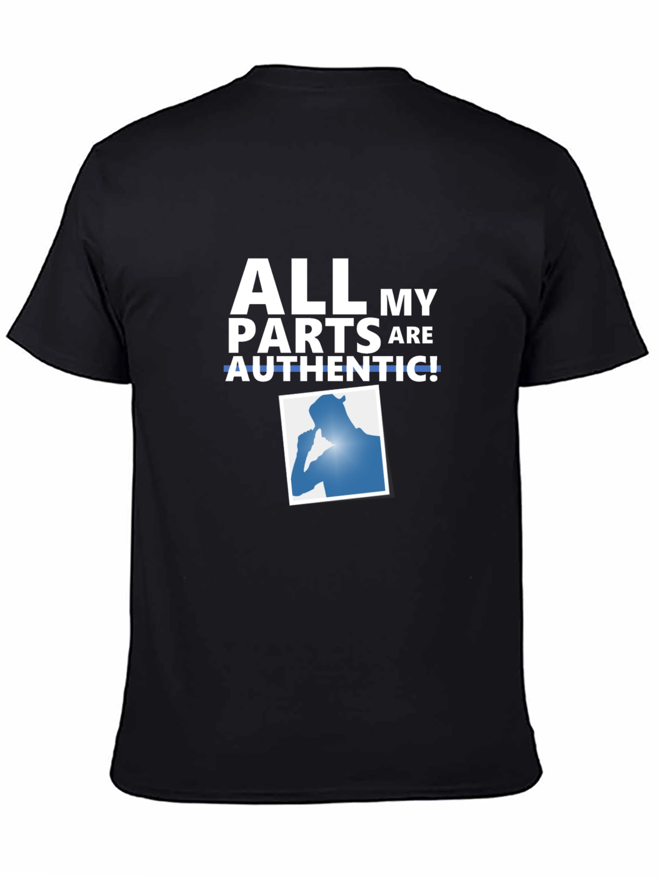 Authentic Parts T-Shirt - Funny Novelty Tee