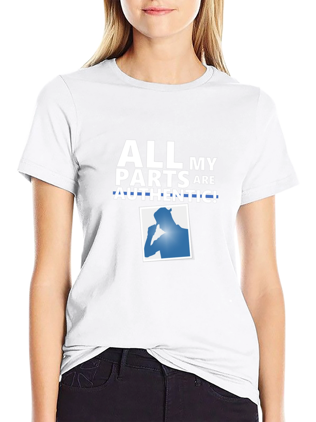 Authentic Parts T-Shirt - Funny Novelty Tee
