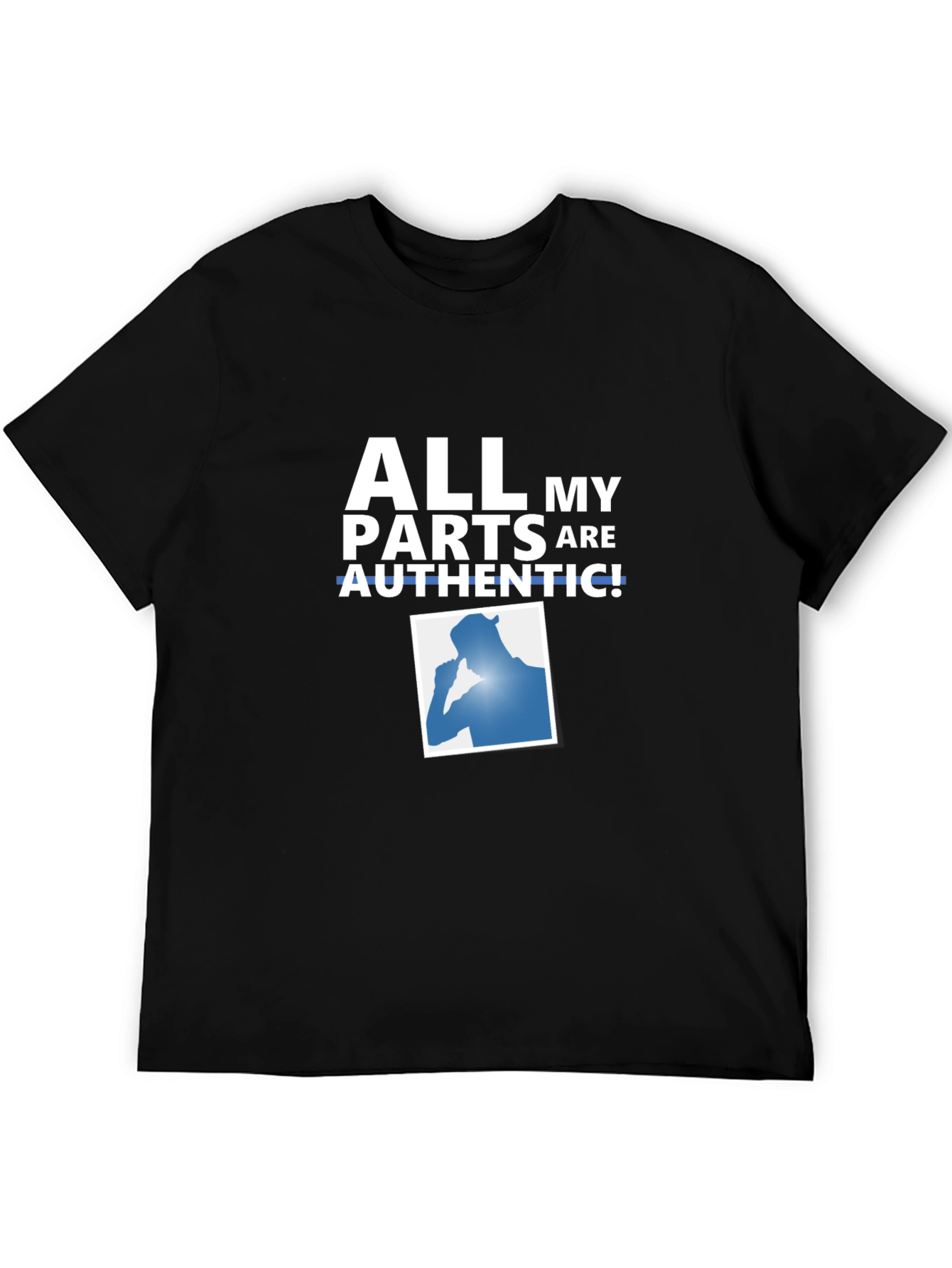 Authentic Parts T-Shirt - Funny Novelty Tee