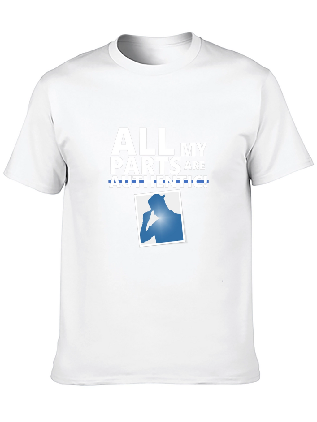 Authentic Parts T-Shirt - Funny Novelty Tee