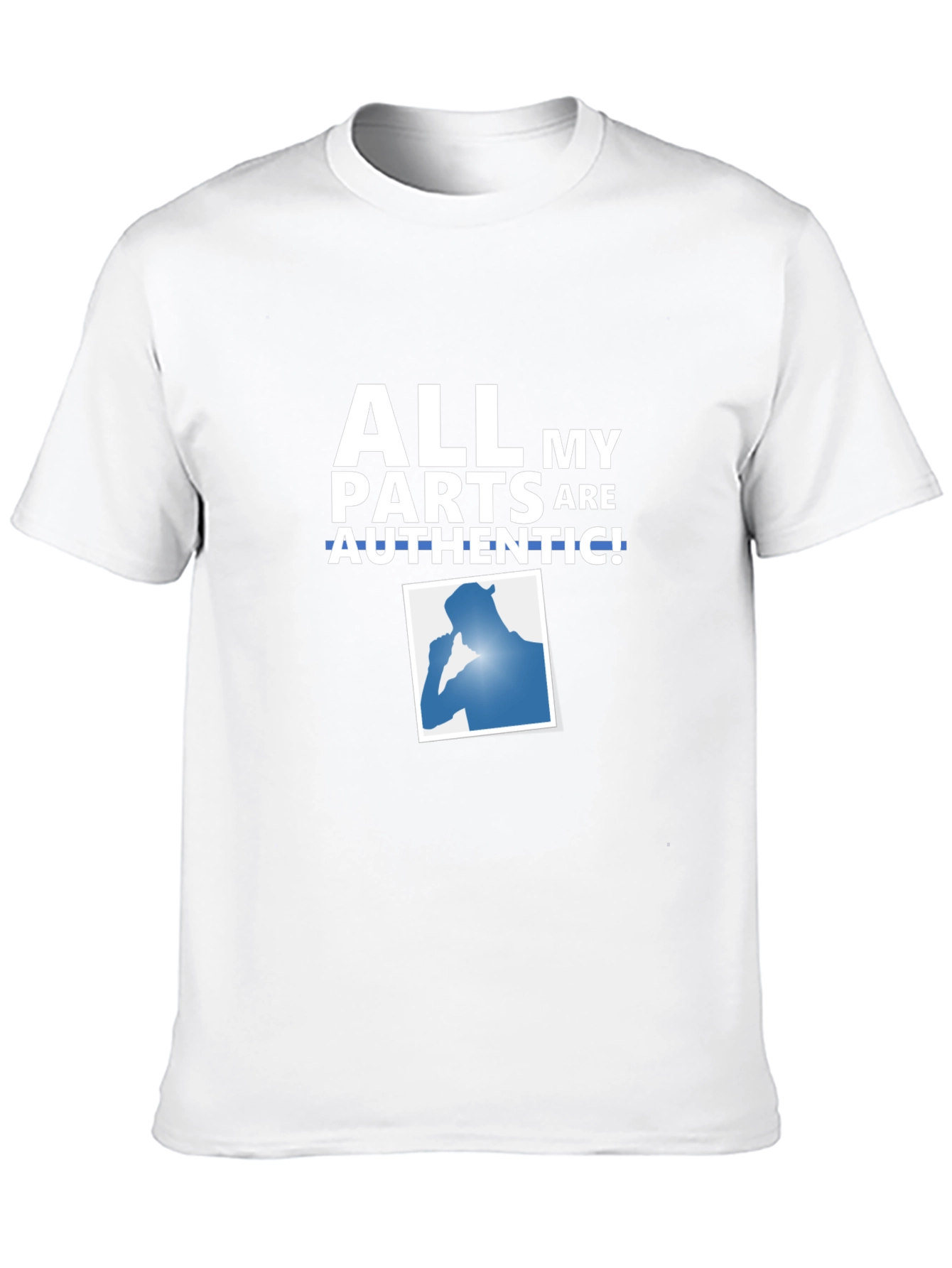 Authentic Parts T-Shirt - Funny Novelty Tee
