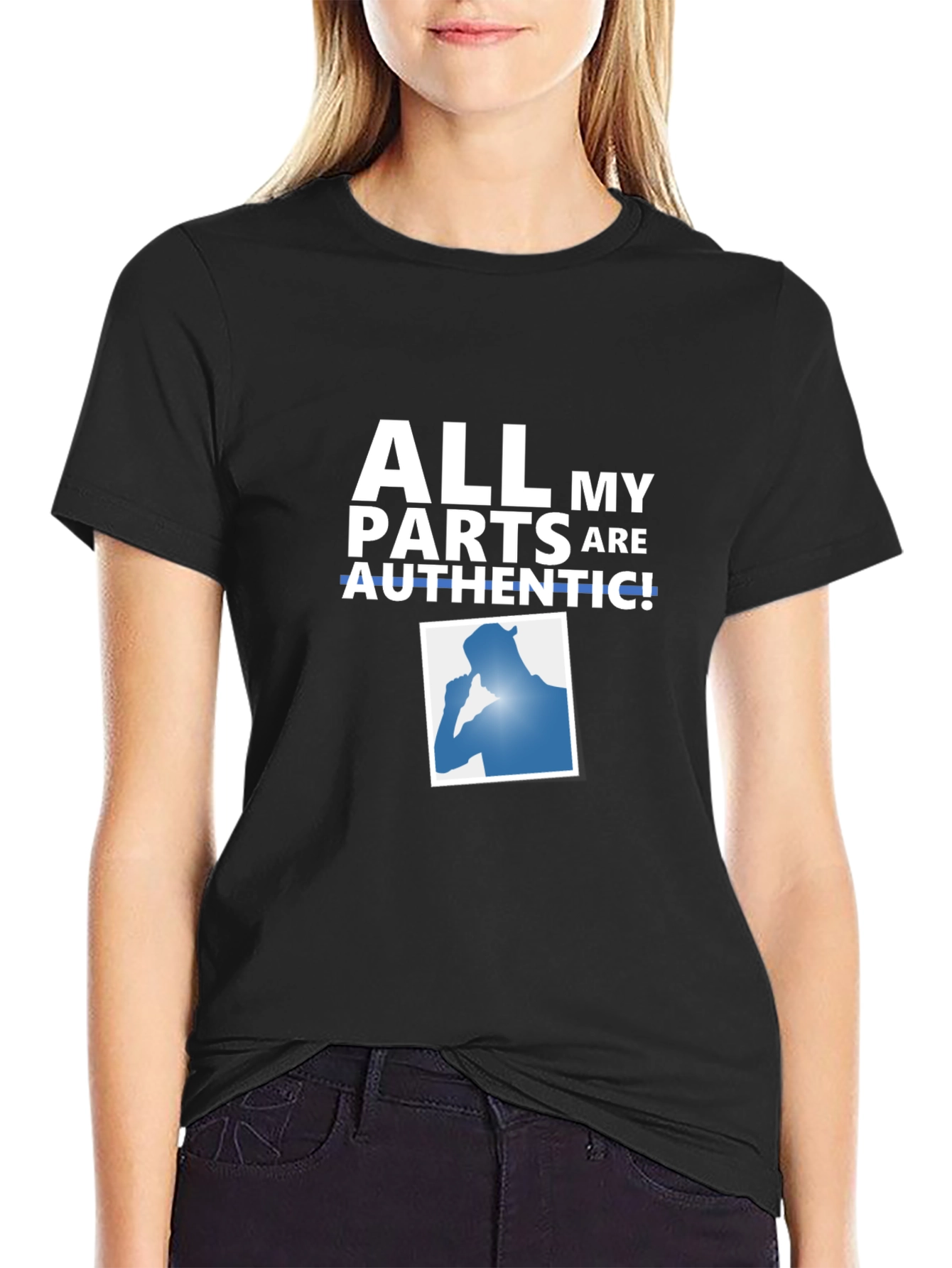 Authentic Parts T-Shirt - Funny Novelty Tee