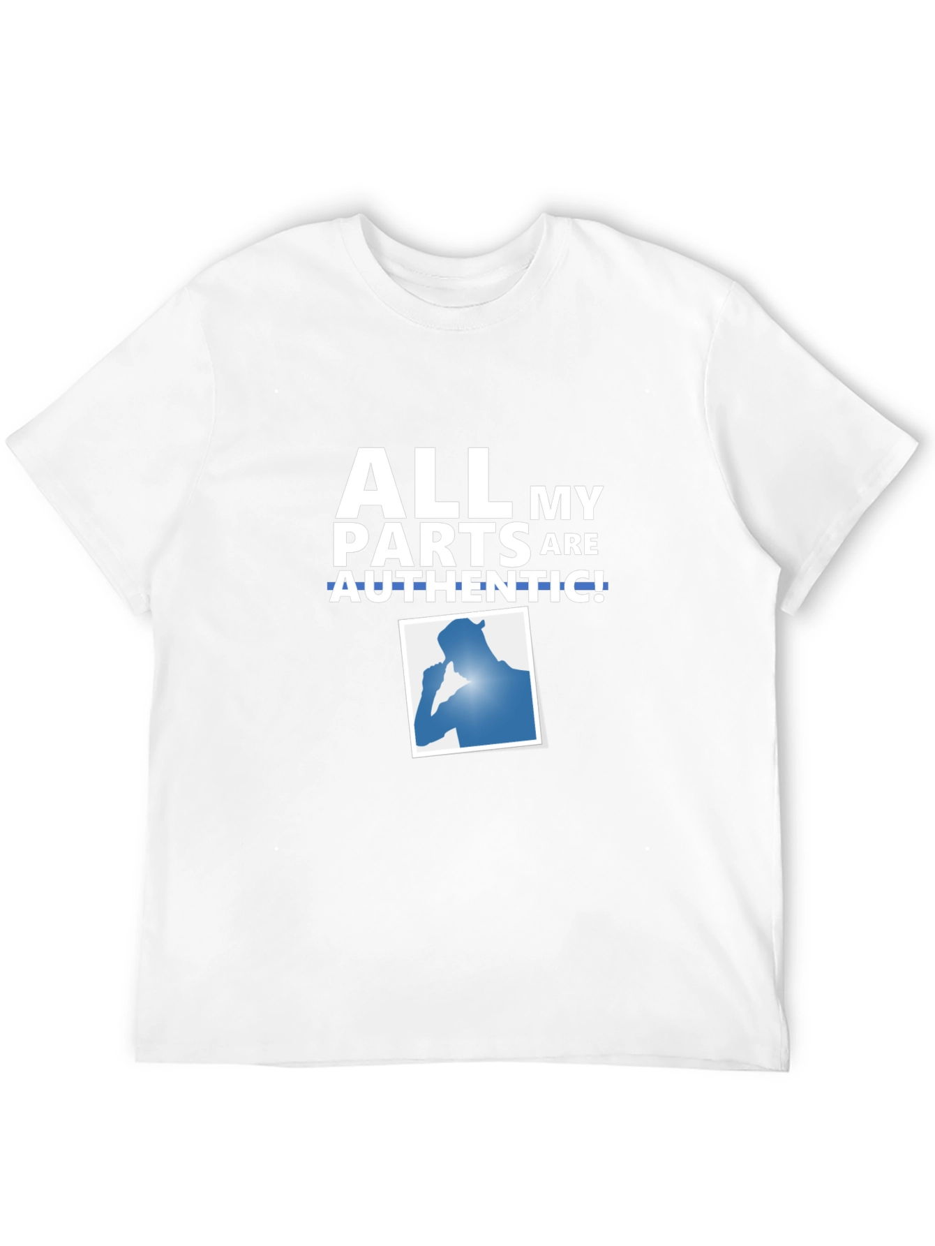 Authentic Parts T-Shirt - Funny Novelty Tee