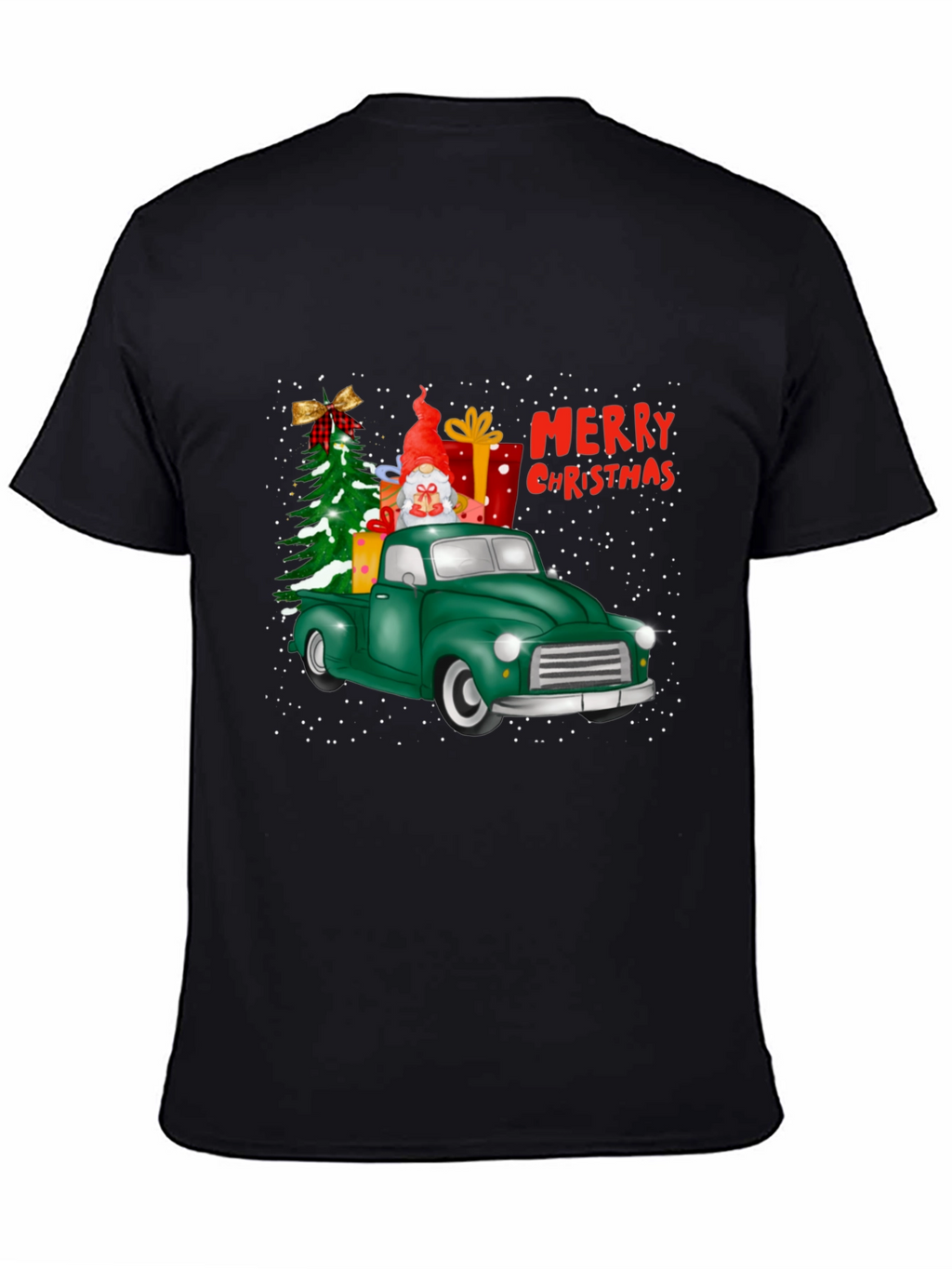 Festive Christmas Truck Graphic Tee