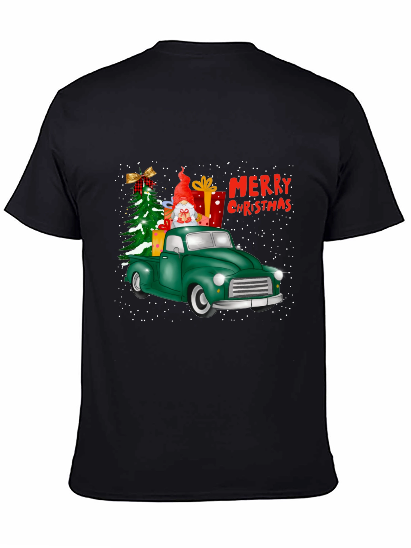 Festive Christmas Truck Graphic Tee