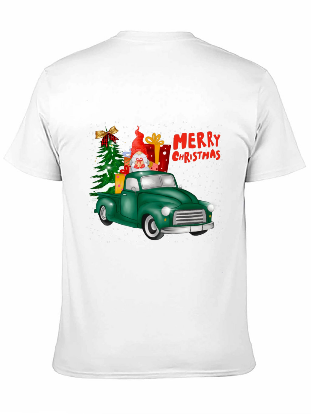 Festive Christmas Truck Graphic Tee