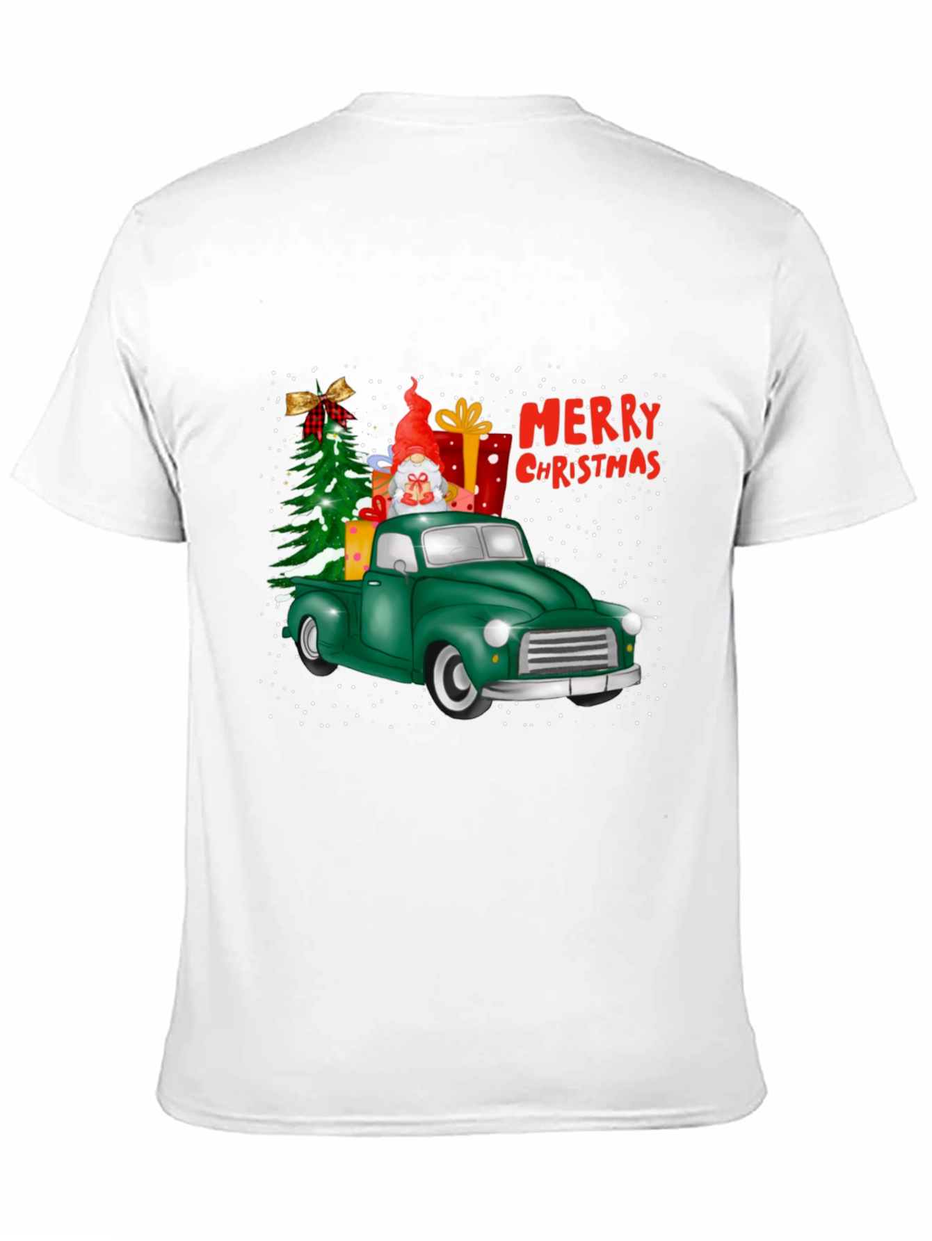 Festive Christmas Truck Graphic Tee