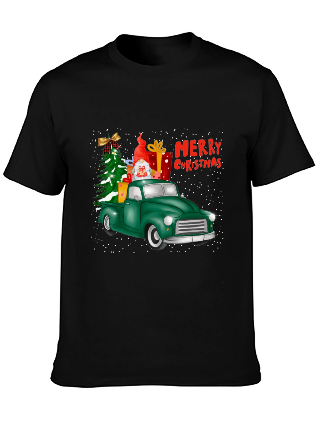 Festive Christmas Truck Graphic Tee