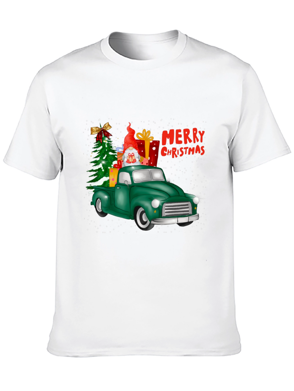 Festive Christmas Truck Graphic Tee
