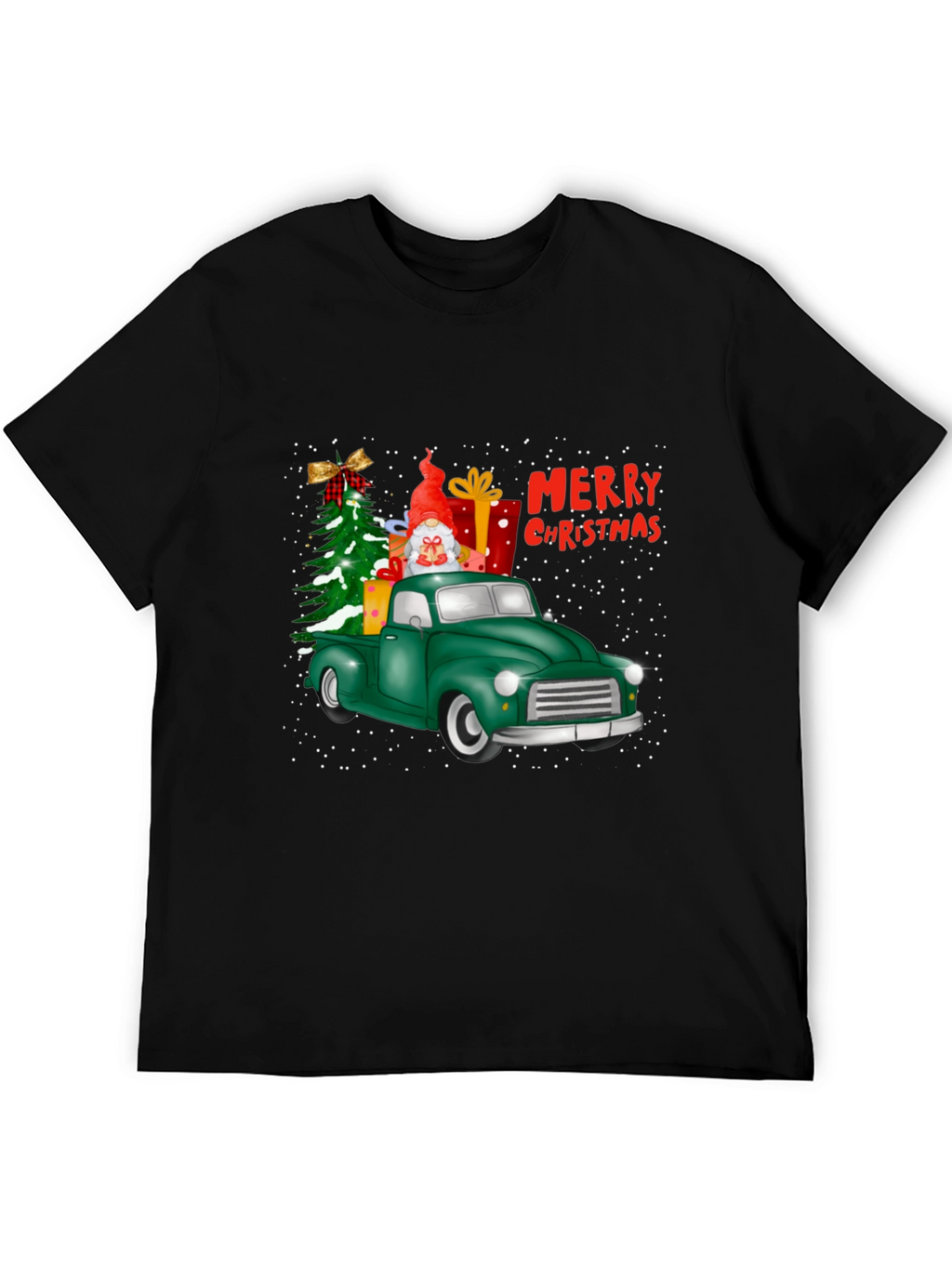 Festive Christmas Truck Graphic Tee