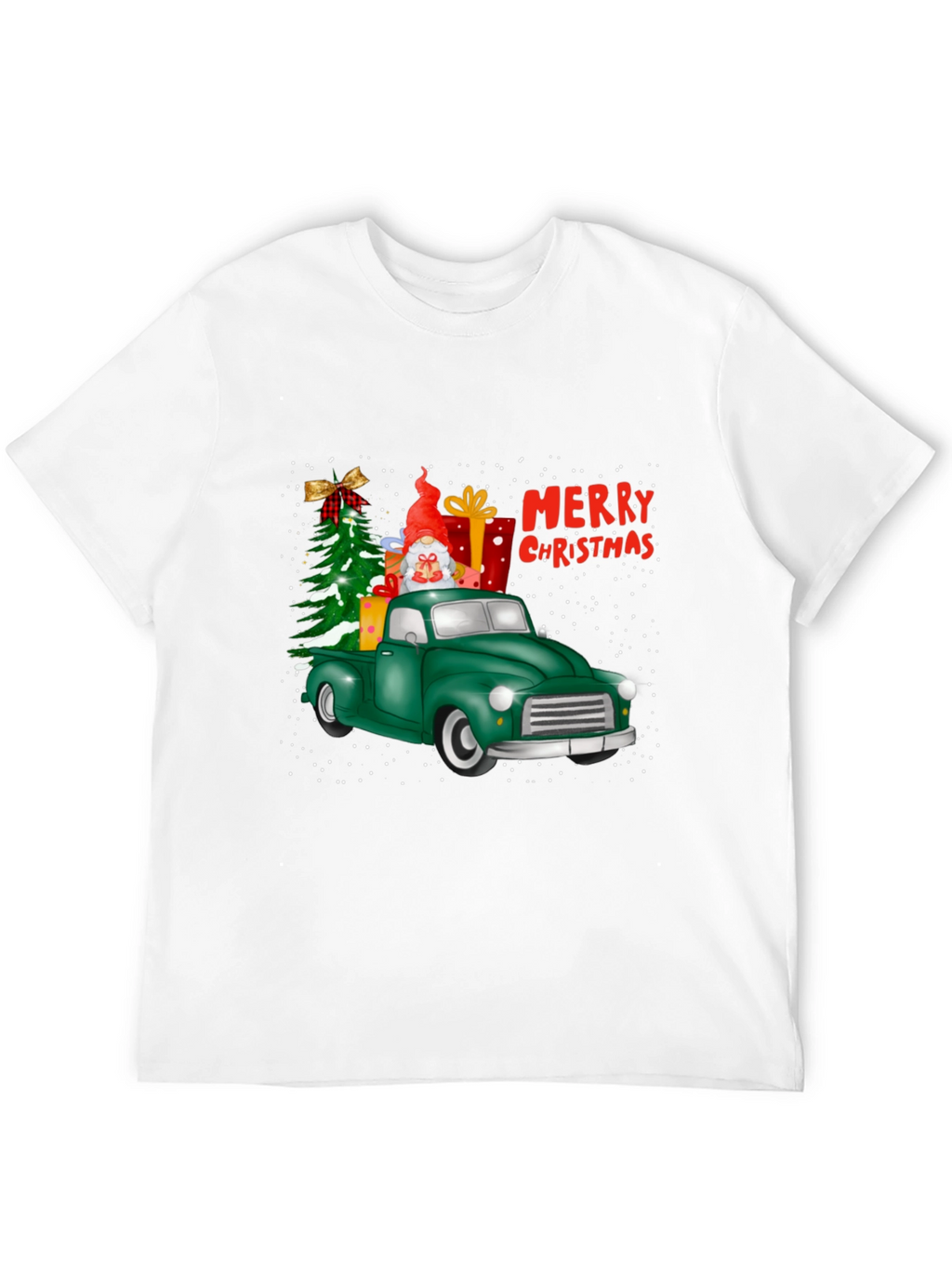 Festive Christmas Truck Graphic Tee