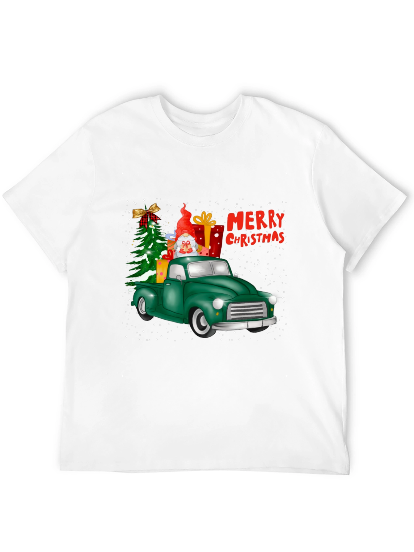 Festive Christmas Truck Graphic Tee