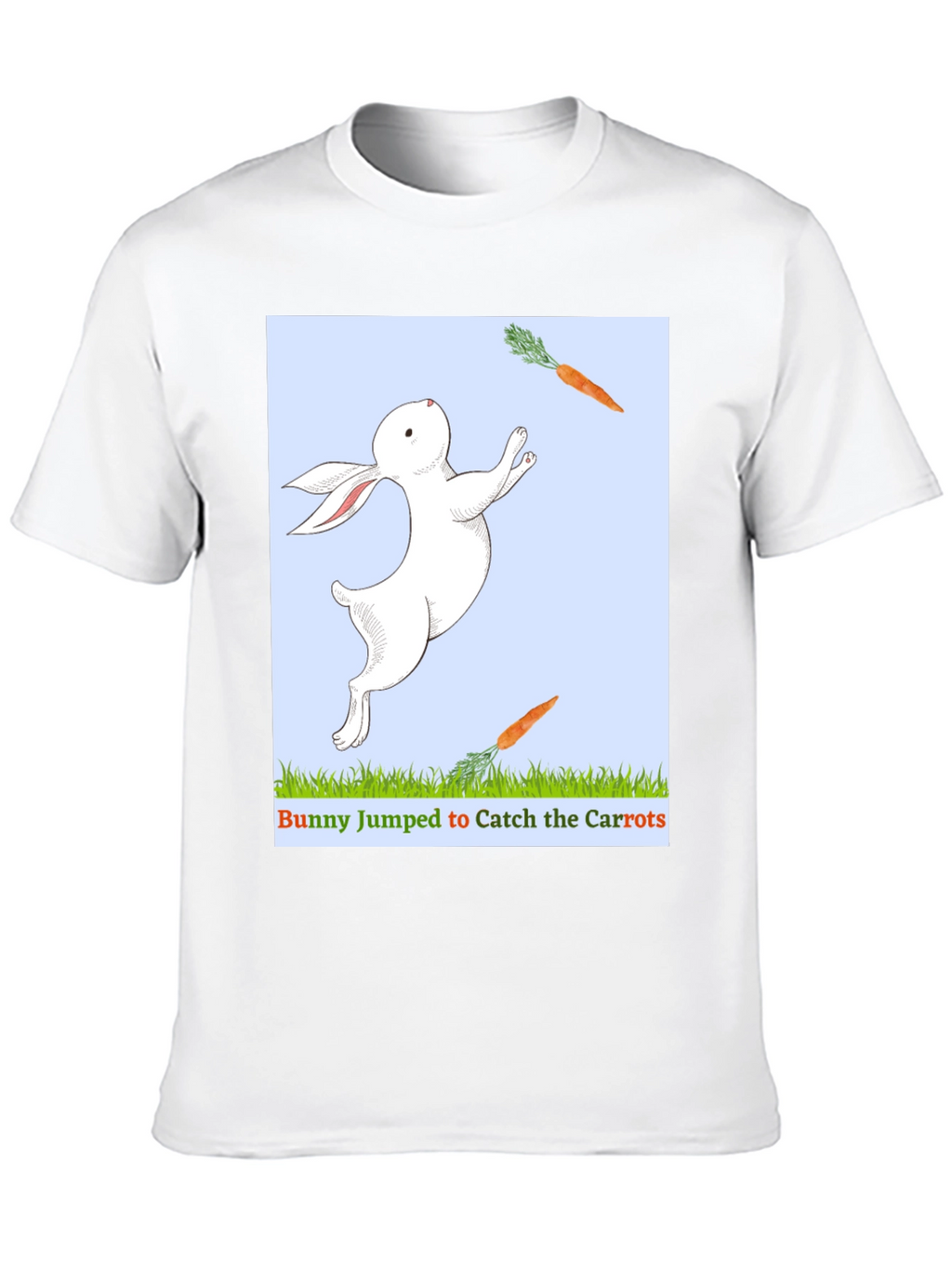 Bunny Catching Carrots T-Shirt
