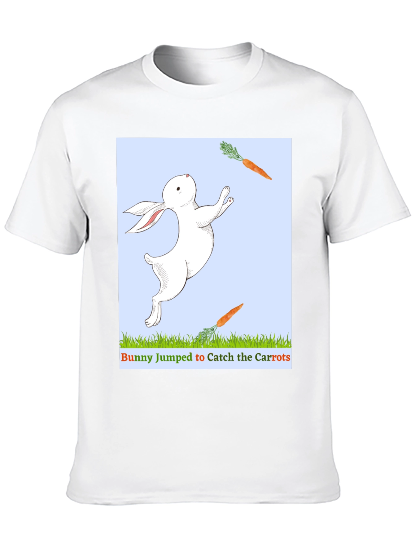 Bunny Catching Carrots T-Shirt