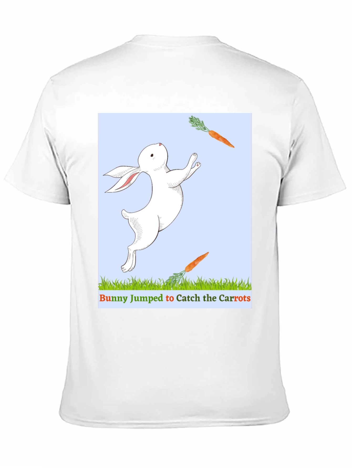 Bunny Catching Carrots T-Shirt