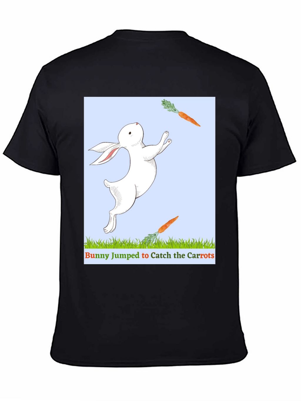 Bunny Catching Carrots T-Shirt