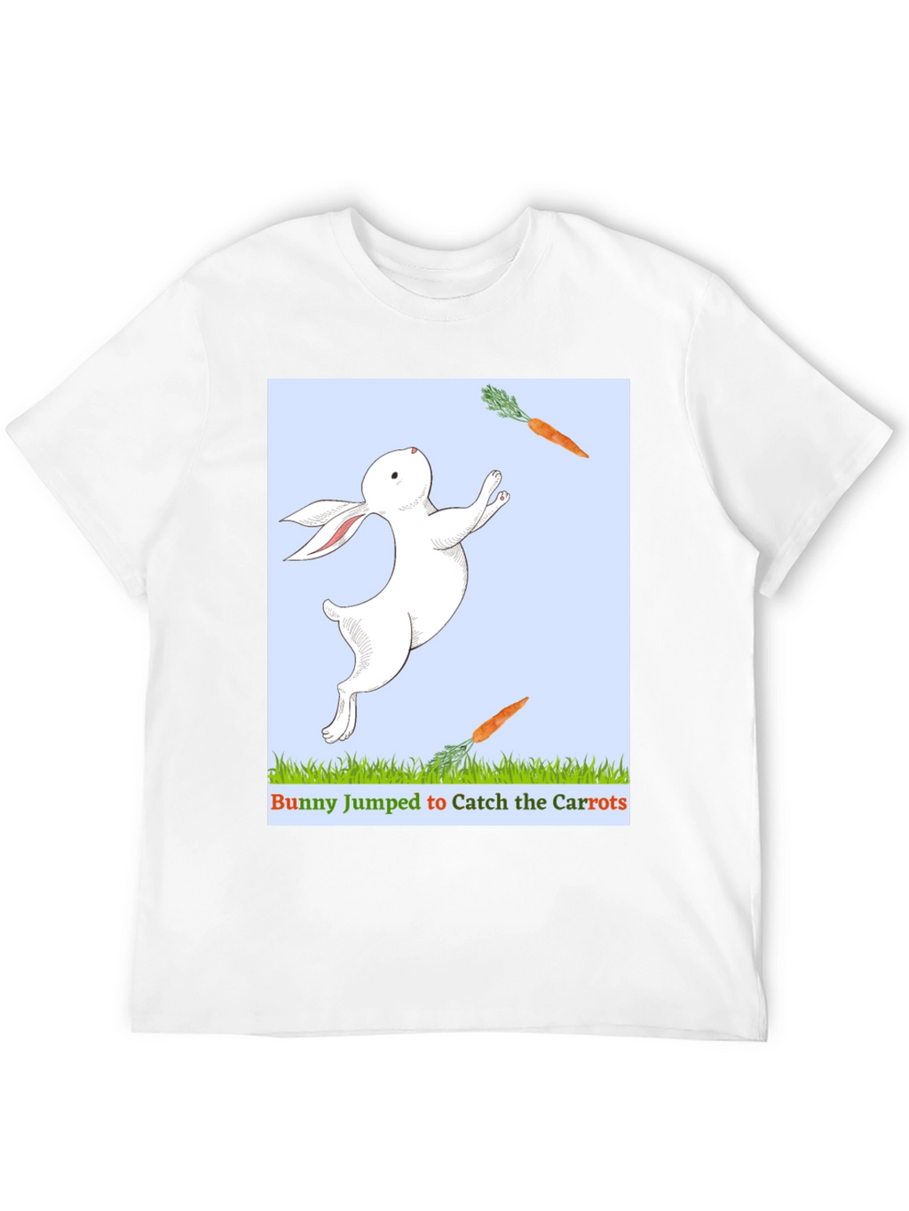 Bunny Catching Carrots T-Shirt
