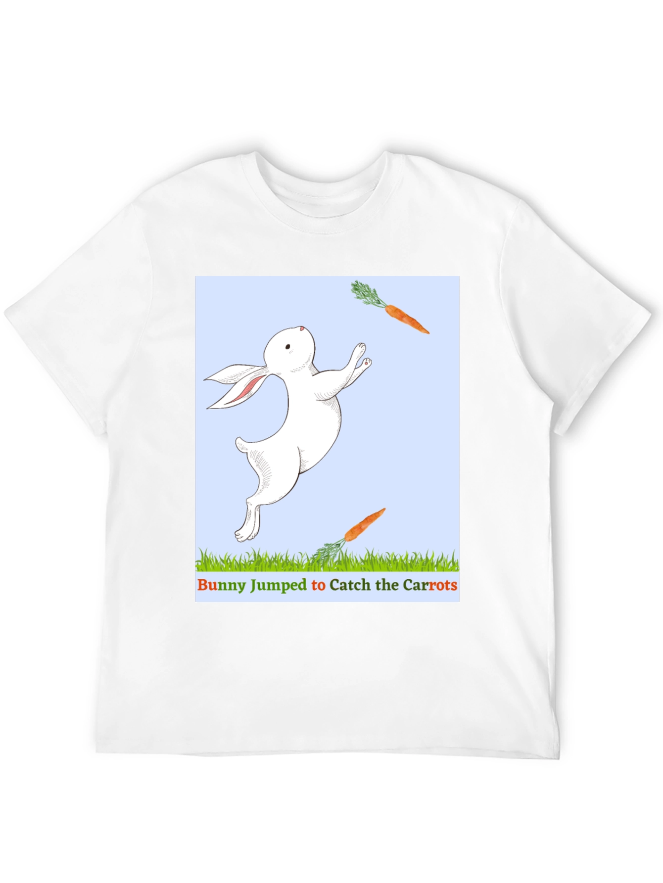 Bunny Catching Carrots T-Shirt