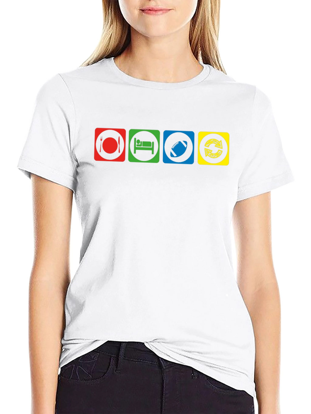 Eat Sleep Rugby Repeat T-Shirt