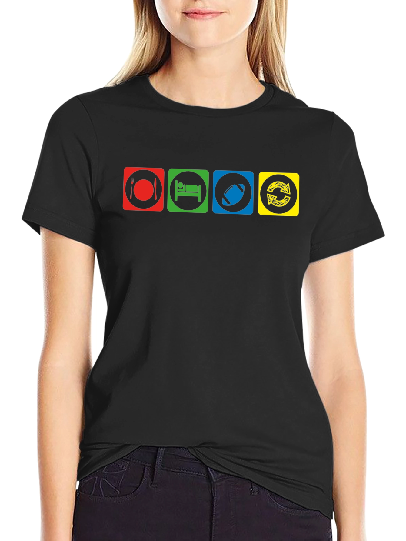 Eat Sleep Rugby Repeat T-Shirt