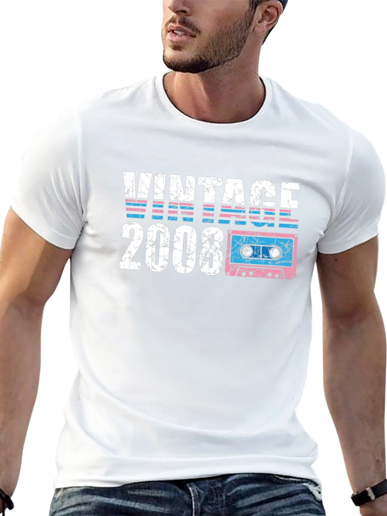 Vintage 2008 Cassette Tape T-Shirt